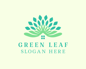 Leaf Sustainable Housing logo design