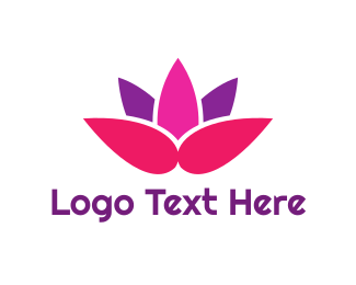 Abstract Lotus Flower Logo Brandcrowd Logo Maker