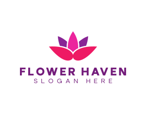 Lotus Flower Garden logo design