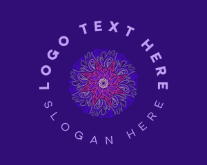 Purple Mandala Star Logo