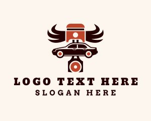 Car - Car Piston Auto Repair logo design