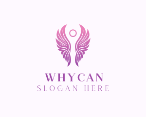 Funeral - Angel Wings Charity logo design