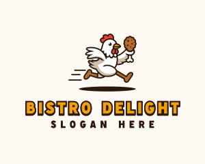 Chicken Restaurant Dining logo design