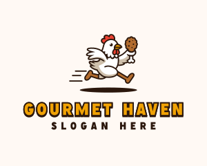 Chicken Restaurant Dining logo design