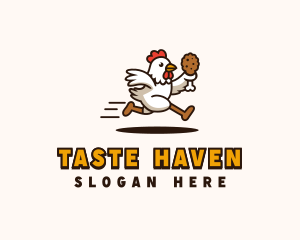 Chicken Restaurant Dining logo design