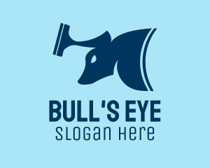 Bull Squeegee Cleaner  logo design