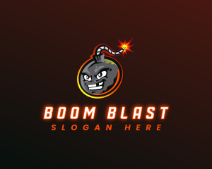 Naughty Smile Bomb logo design