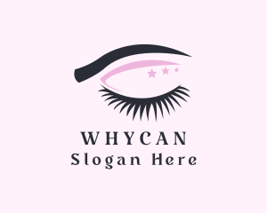 Stars Eyeshadow Eyelashes Logo