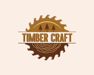 Wood - Wood Saw Carpentry logo design