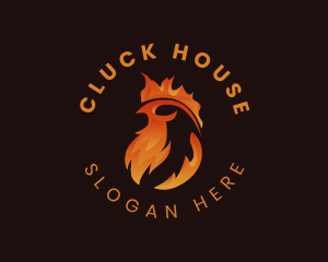 Chicken - Chicken Fire Grill logo design