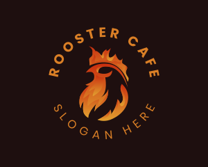 Chicken Fire Grill logo design