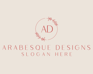 Wreath Beauty Boutique  logo design