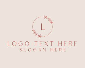 Luxurious - Wreath Beauty Boutique logo design