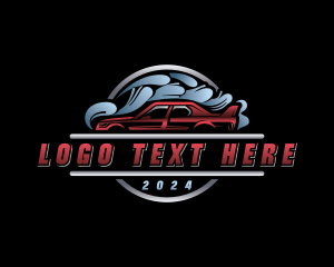 Racing - Car Wash Detailing logo design