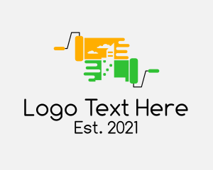 Condo - Building Paint Contractor logo design