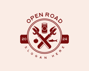 Can Opener Grocery logo design