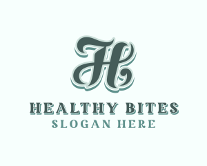 Retro Upscale Lifestyle Letter H logo design