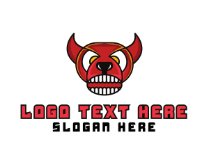 Ox - Angry Bull Gaming logo design