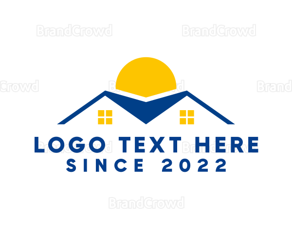 Residential Roofing Structure Logo