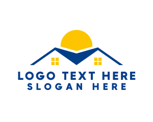 Residential Roofing Structure Logo
