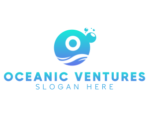 Bubble Wash Cleaning logo design