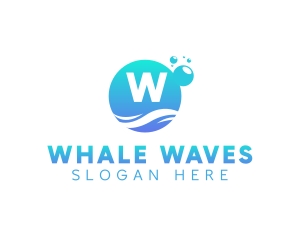 Bubble Wash Cleaning logo design