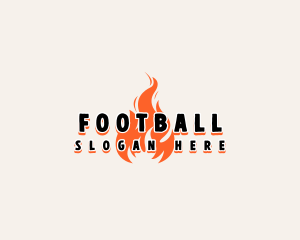 Roast Fire Flame Logo