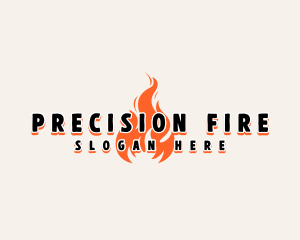 Roast Fire Flame logo design