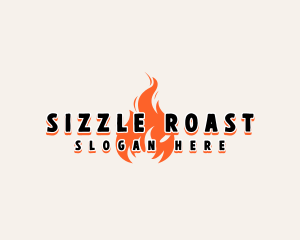 Roast - Roast Fire Flame logo design
