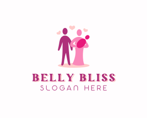 Pregnancy - Family Parenting Fertility logo design