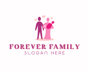 Adoption - Family Parenting Fertility logo design