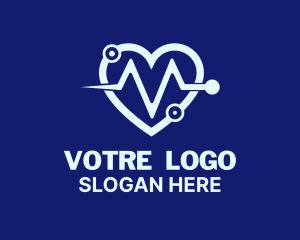 Ecg - Medical Heart Lifeline logo design
