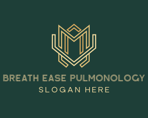 Modern Geometric Art Deco Logo