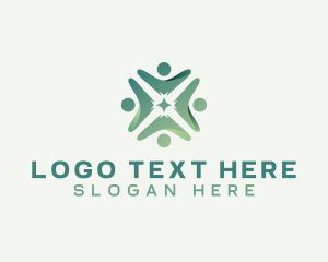 Introduction - People Community Organization logo design