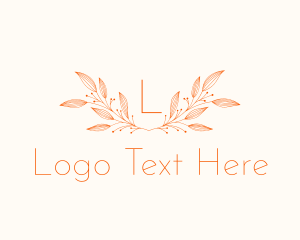 Aesthetic - Aesthetic Nature Leaf logo design