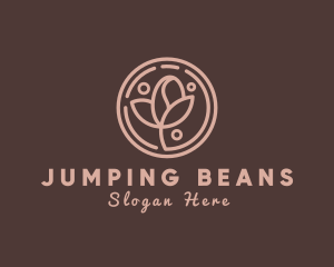 Coffee Bean Plant Leaf logo design