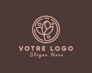 Espresso - Coffee Bean Plant Leaf logo design