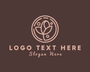 Affogato - Coffee Bean Plant Leaf logo design