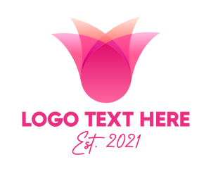 Therapy - Beauty Floral Petals logo design