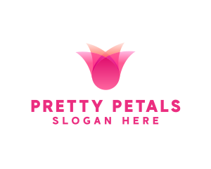 Beauty Floral Petals logo design