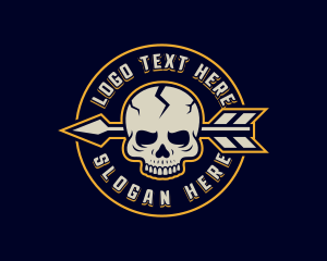 Skull - Skull Arrow Hunter logo design