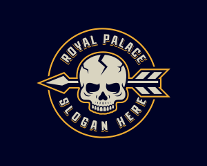 Skull Arrow Hunter Logo