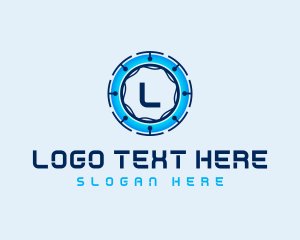 Cyber - AI Software Technology logo design