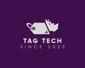 Tag - Rhino Price Tag logo design