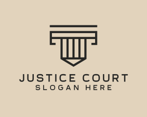 Court - Real Estate Court logo design