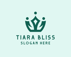 Simple Royal Tiara  logo design