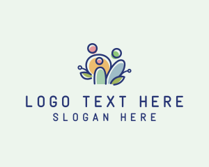 Colorful - Colorful Family People logo design