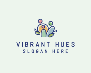 Colorful - Colorful Family People logo design