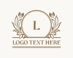 Floral Boutique Luxury Logo