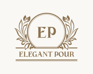 Floral Boutique Luxury logo design